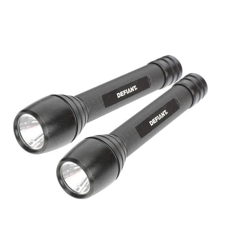 Defiant 80 Lumens 2 Aa Led Flashlights 2 Pack 99779