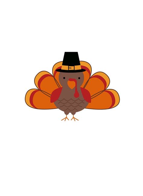 Svg Clipart Pilgrim Turkey Happy Thanksgiving Cutting Etsy