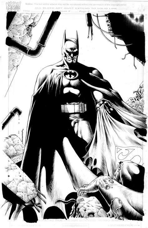 Batman Inked Comic Art Community Gallery Of Comic Art