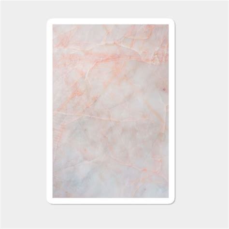 A White And Pink Marble Texture Sticker On A Gray Background With An