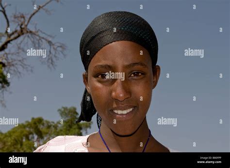 Young Muslim Woman Bale Moutains Ethiopia Africa Stock Photo Alamy