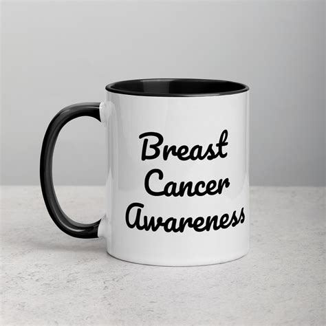 Breast Cancer Awareness Mug Bca Coffee Tea Mug Cancer Etsy