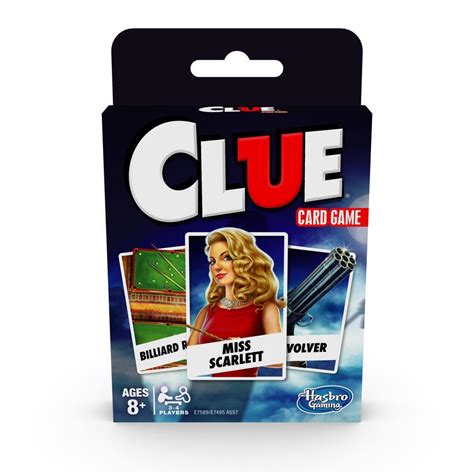 Clue Card Game Rules And How To Play Instructions Hasbro