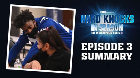 Hard Knocks In Season Episode Recap Kenny Moore Ii S Impact On The Community Shines As Colts