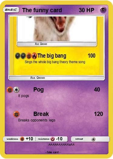 Pokémon The Funny Card Pog My Pokemon Card