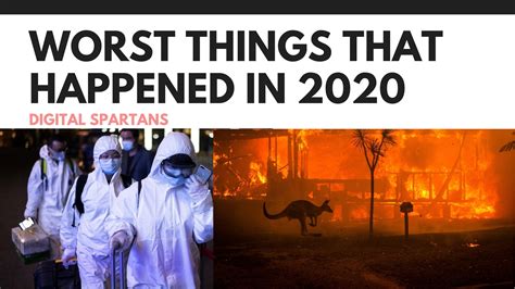 Worst Things That Happened In 2020 Digital Spartans