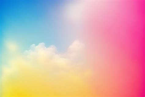 Premium Photo Fuzzy Pink Blue Yellow Gradient Abstract Background