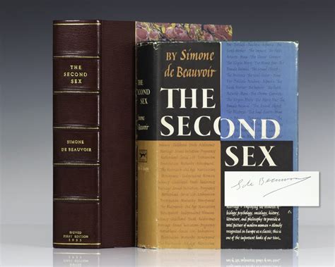 The Second Sex Von De Beauvoir Simone Signed By Author S Raptis Rare Books