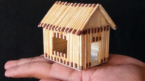 How To Make A Match House With Different Idea Very Easy Youtube