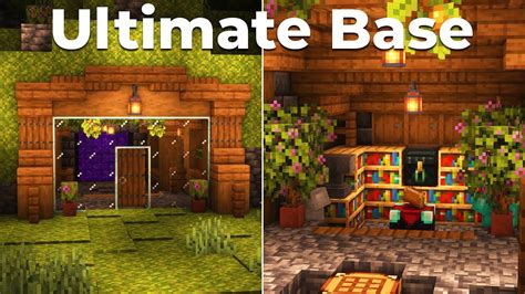 Ultimate Lush Cave Base For Survival Minecraft Tutorial Youtube