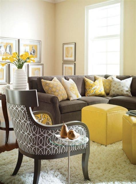 Ways To Decorate Grey Living Rooms Living Room Grey Grey Yellow