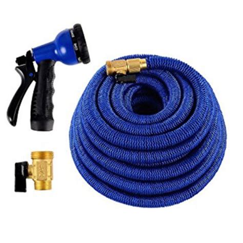 China Expandable Garden Hose Extends Up To 200 Feet Double Layer Latex
