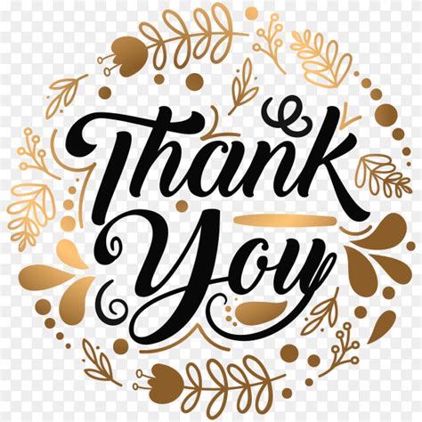 Thank You Sticker Hand Written Premium Vector Png Similar Png