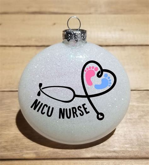 Best gift for nicu baby. NICU Nurse Christmas Ornament NICU Nurse Gift Gift For ...