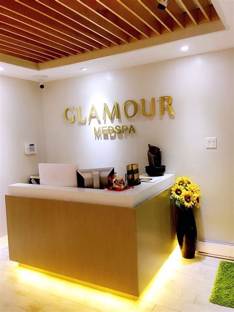 Glamour Medspa Reception Desk Med Spa Reception Desk Glamour