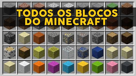 Desafio Coletando Todos Os Blocos Do Minecraft Meia Hora De VÍdeo