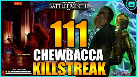 Star Wars Battlefront 2 Chewbacca 111 Killstreakgameplay Naboo