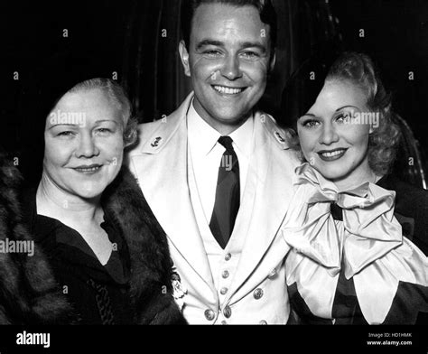 Ginger Rogers With Her Mother Lela Rogers And New Husband Lew Ayres