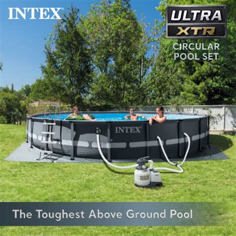 Intex 26333eh 20 X 48 Round Ultra Xtr Frame Swimming Pool Set With