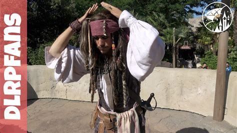 Captain Jack Sparrow Meet And Greet At Disneyland Paris Youtube
