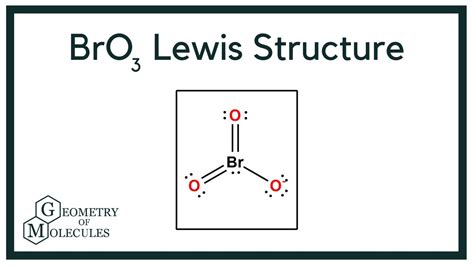 BrO3 Lewis Structure Bromate Ion YouTube