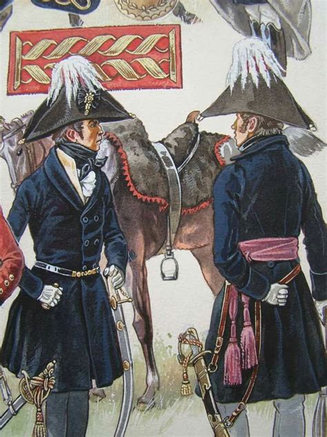 Waterloo 1815 Officiers Generaux Ou Detat Major Britanniques En