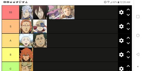 Black Clover Captain Tier List Rblackclover