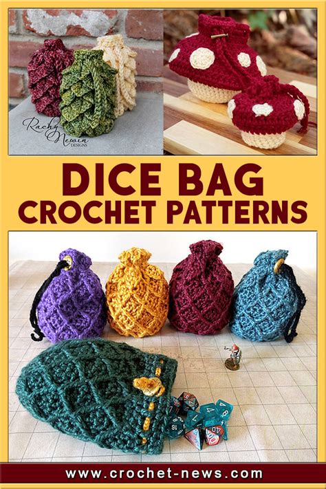 10 Crochet Dice Bag Patterns Crochet News