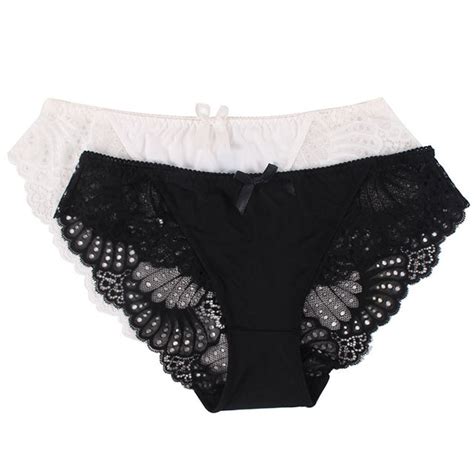 buy veamors 2 pcs lot sexy low waist flower pattern lace panties women seamless