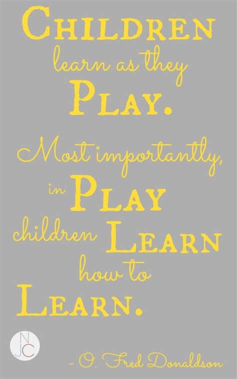 It's never too late to have a happy childhood. Quick Thought: Play to Learn (Not Just Cute) | Preschool ...