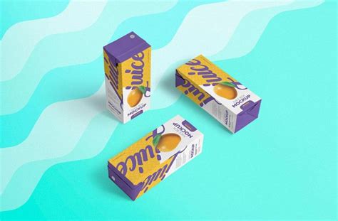 Download Free PSD Juice Box Mockup | Mockuptree