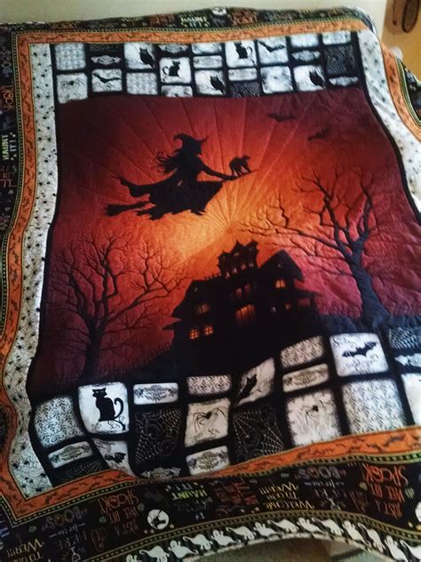 Halloween Quilt Witch Quilt Halloween Quilts Quilts