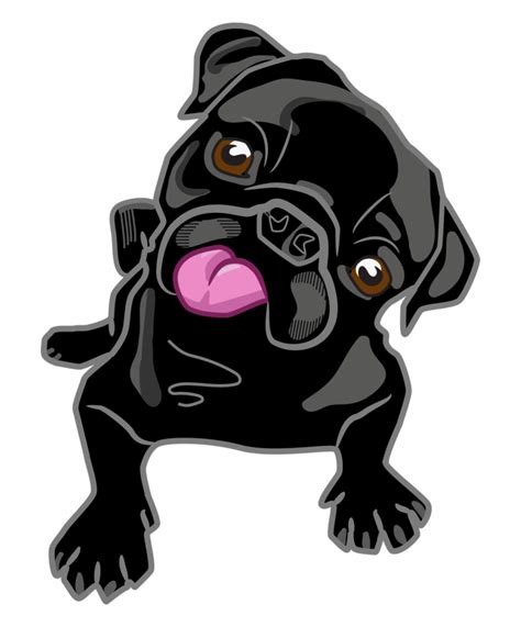 Pug Face Vector At Collection Of Pug Face Vector Free