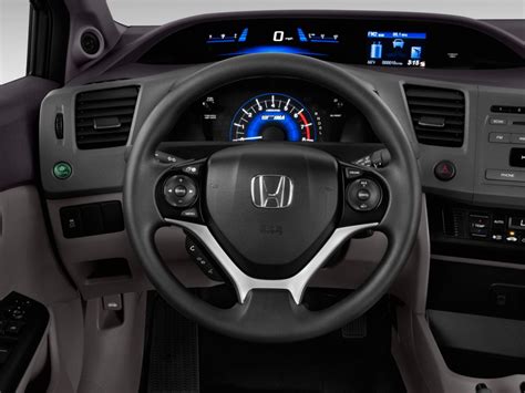 Image 2012 Honda Civic Hybrid 4 Door Sedan L4 Cvt Steering Wheel Size