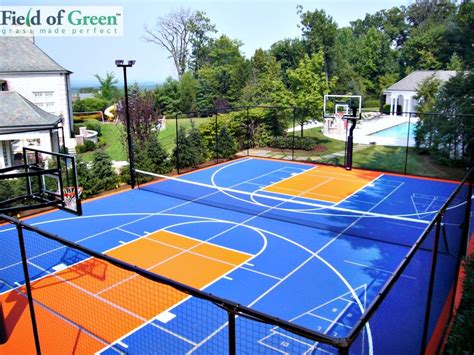 Versacourt Field Of Green Courts Made Perfect Basketball Court