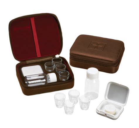 Four Cup Portable Communion Set Church Partner