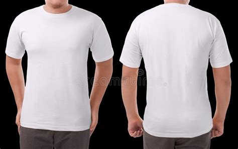 White Shirt Design Template Stock Image Image Of Dress Model 142734477