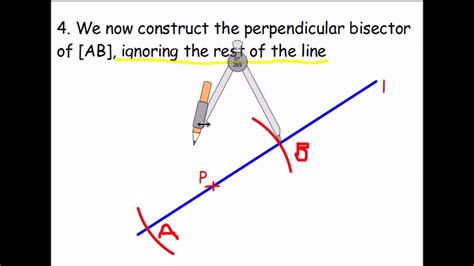 Construct A Line Perpendicular To A Given Line Through A Point On The