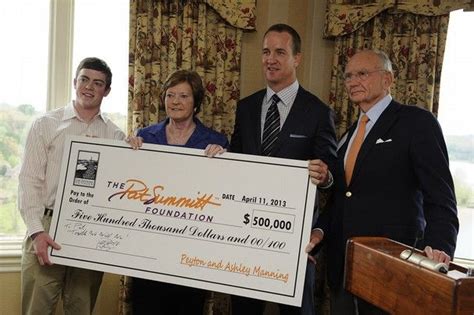 29 Best Peyton Manning And Pat Summitt The Pat Summit Foundation Images