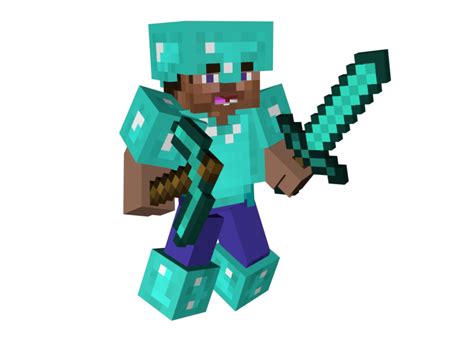 Minecraft 3d Character Png Png All Png All