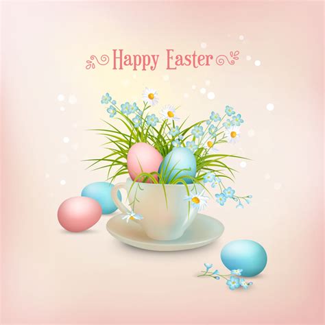 Elegant Easter Background Design Vectors 03 Free Download