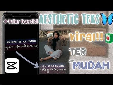 Tutor Video Lirik Aesthetic Viral TikTok Kerenn!!🔥Bercahayaa TERMUDAH - YouTube