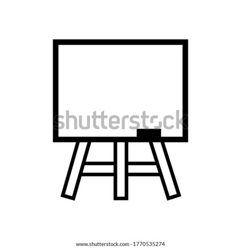Whiteboard Icon Vector On White Background Stock Vector Royalty Free