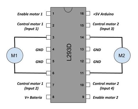 Modulo L293d Driver Motor Motores Arduino Integrado Electronica