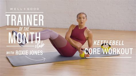 5 Minute Kettlebell Core Workout Trainer Of The Month Club Well