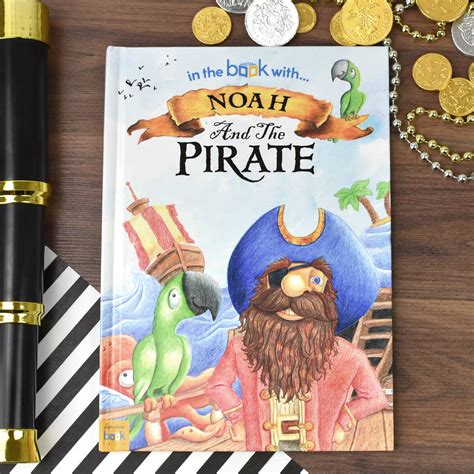 Personalised Colourful Pirate Book By The Letteroom