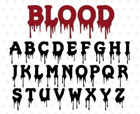 Drip Font Blood Dripping Font Slime Font Dripping Letters Font Etsy