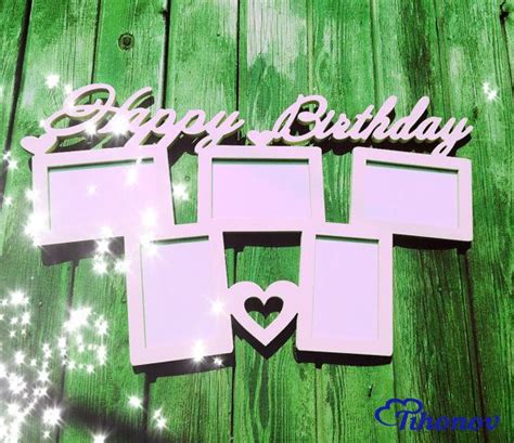 Happy B Day Tframes With Signglowing Frameglowing Decorts For