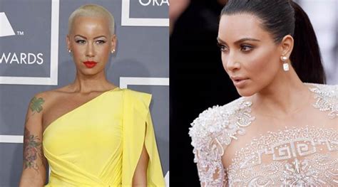 Amber Rose Supports Kim Kardashian Over Nude Selfie Row Television News The Indian Express