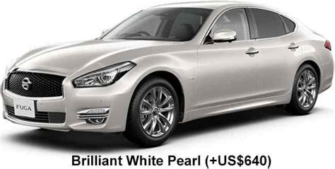 New Nissan Fuga Body Colors Full Variation Of Exterior Colours Selection